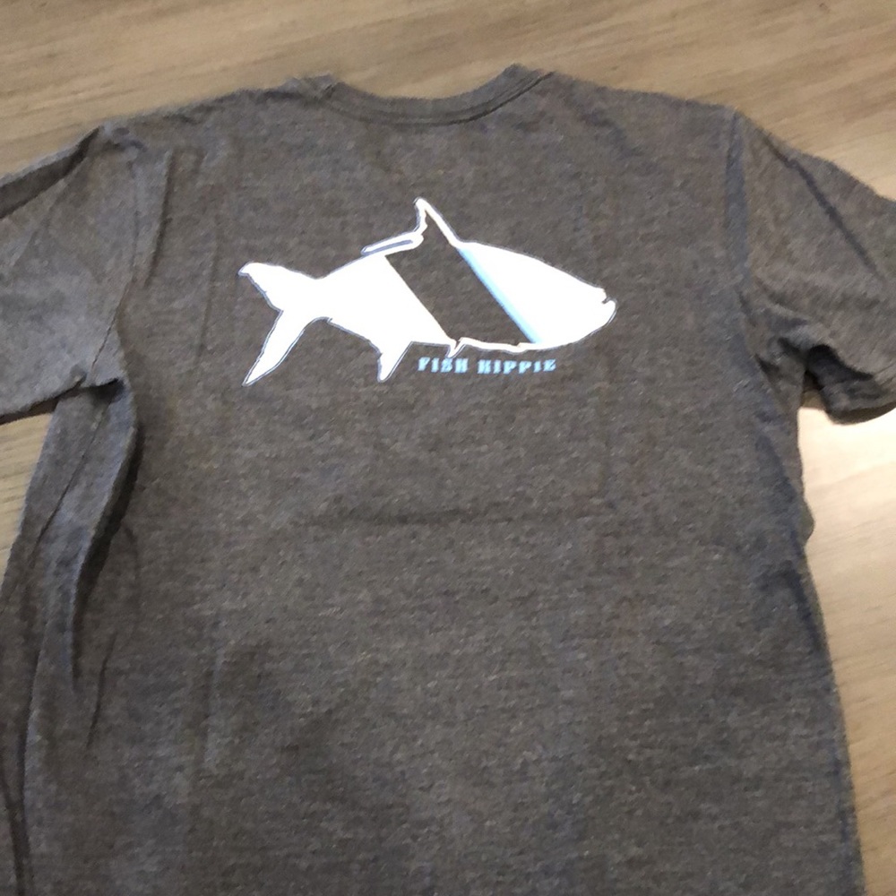 FISH HIPPIE Mens T Shirt - Picture 2 of 5
